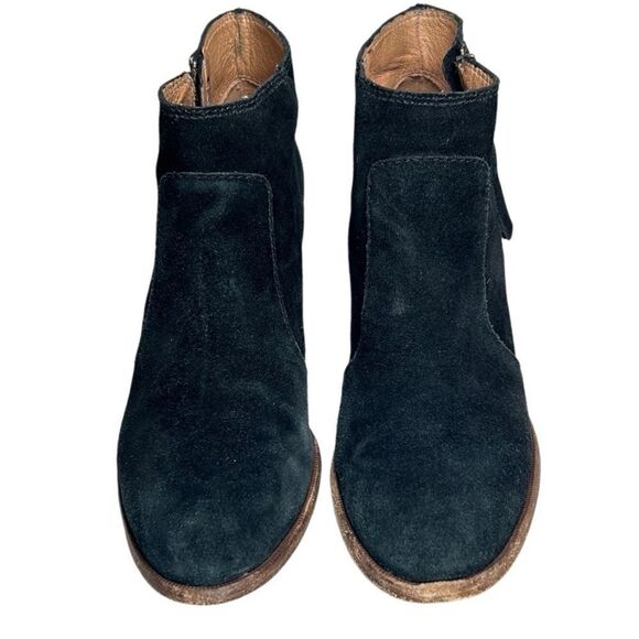 Madewell - “The Janice Boot” Heel Ankle Bootie in Black Suede - Size 10. Black - Picture 4 of 12